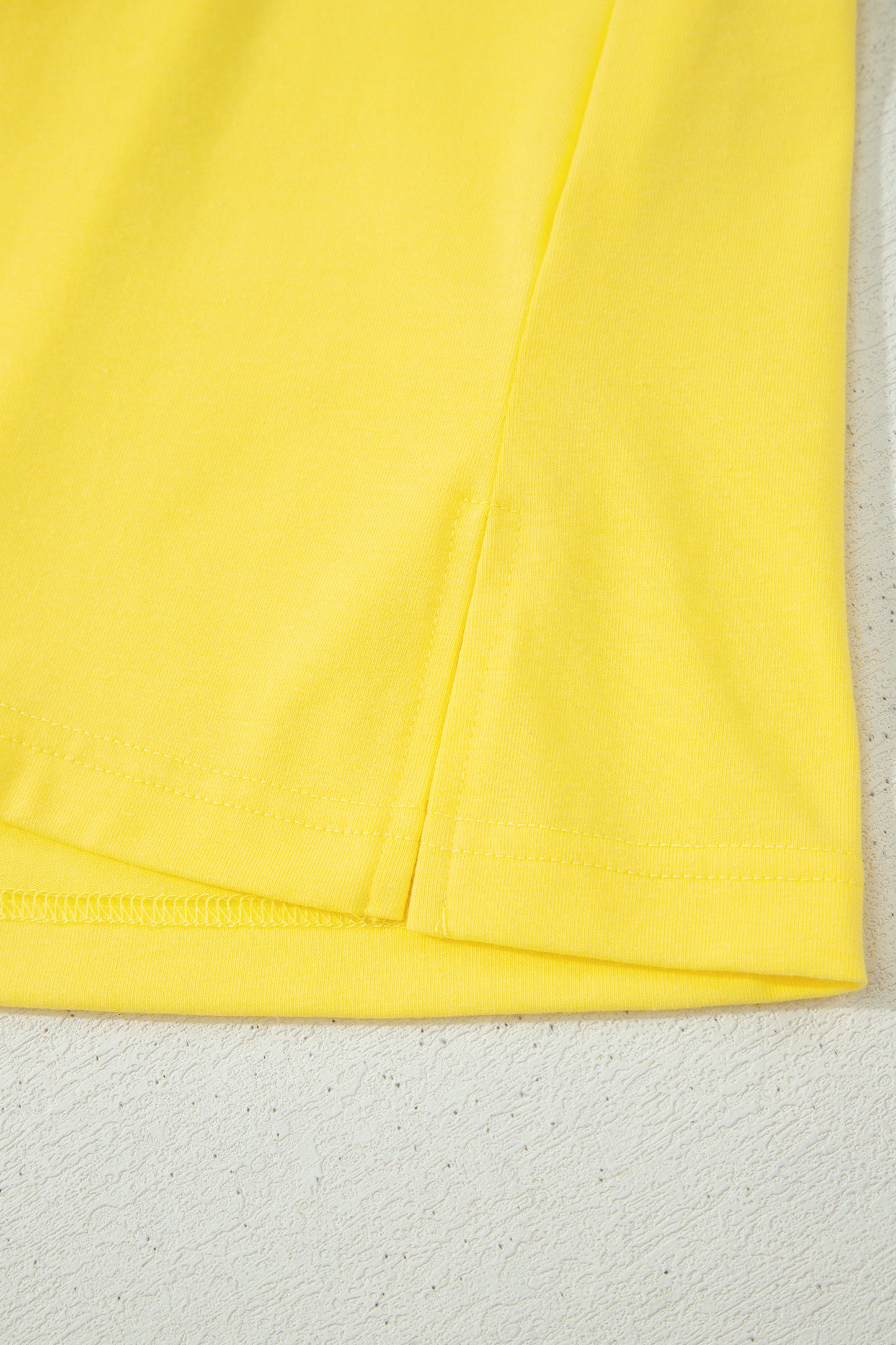 Mint Green Solid Color V Neck Short Puff Sleeve Blouse